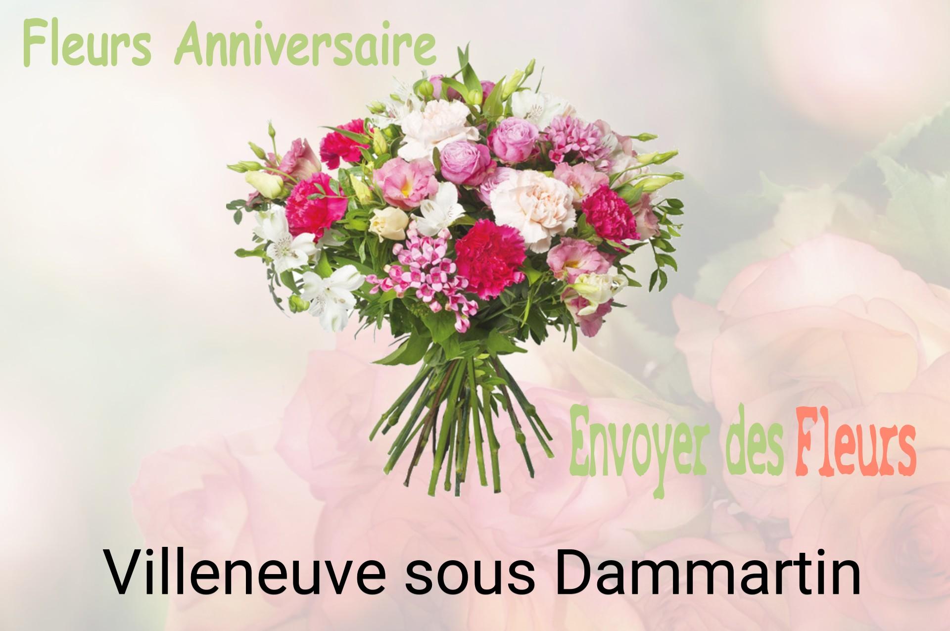 Bouquet de fleurs d’anniversaire livré à Villeneuve-sous-Dammartin